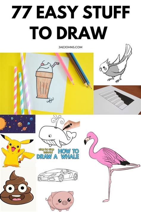 drawings of living things|118 Easy Stuff To Draw That Are Actually Fun .